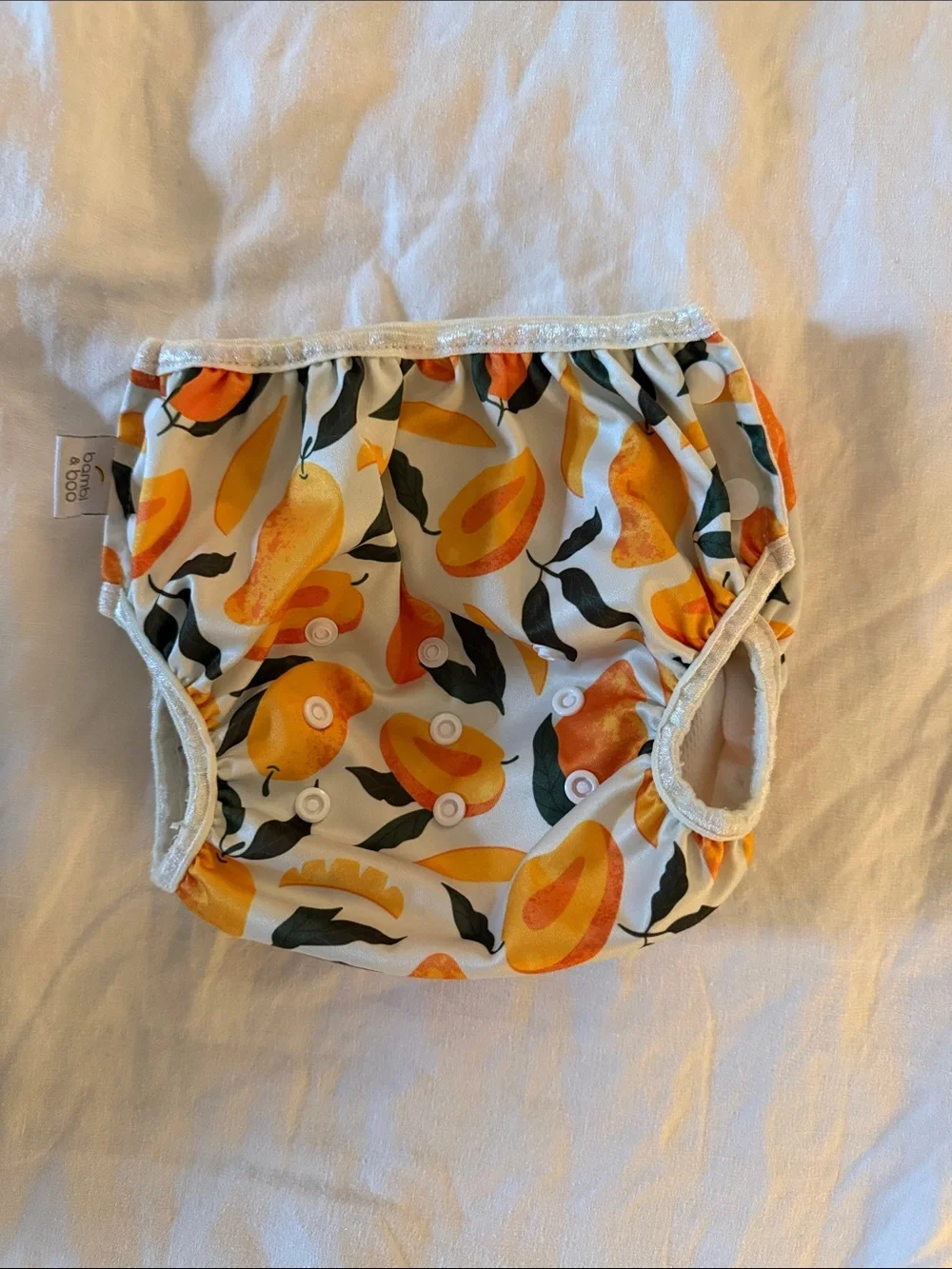 Reusable Kids Diaper Covers — Pink Floral & Yellow Fruit Prints